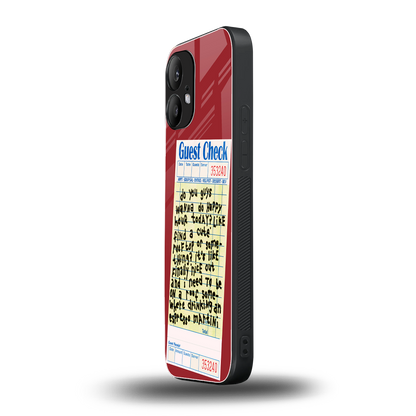 happy hour back phone cover | glass case for nothing phone 2