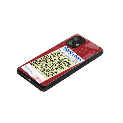 happy hour back phone cover | glass case for nothing phone 2