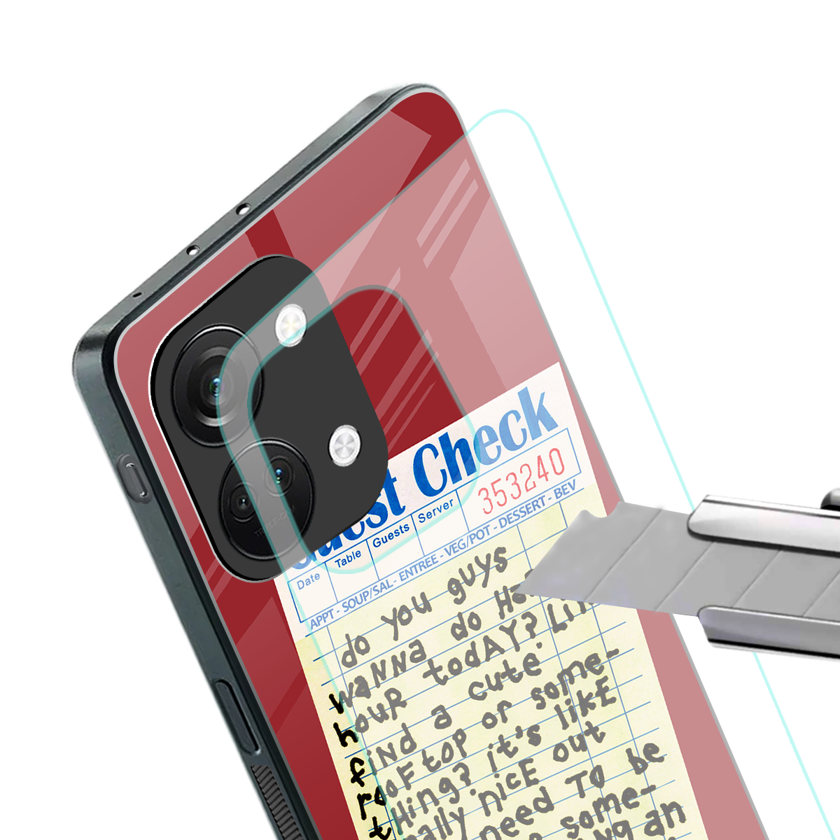 happy hour back phone cover | glass case for oneplus nord 3
