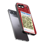 happy hour back phone cover | glass case for oneplus nord 4