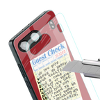 happy hour back phone cover | glass case for oneplus nord 4