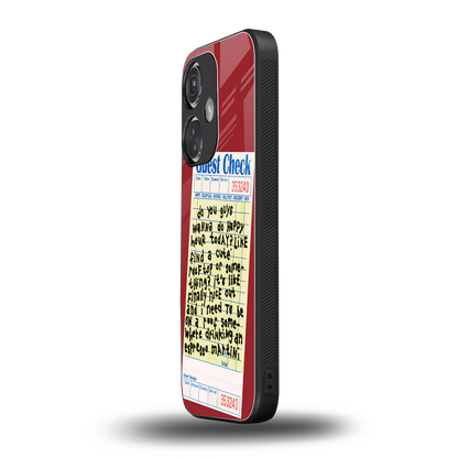 happy hour back phone cover | glass case for oneplus nord ce 3