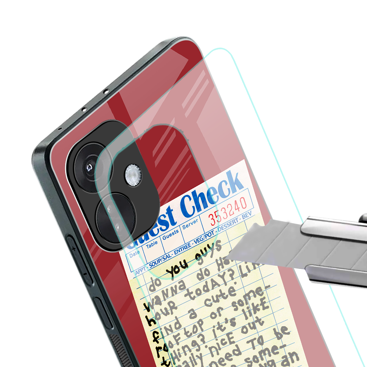 happy hour back phone cover | glass case for oneplus nord ce 3