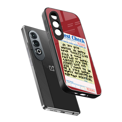 happy hour back phone cover | glass case for oneplus nord ce 4