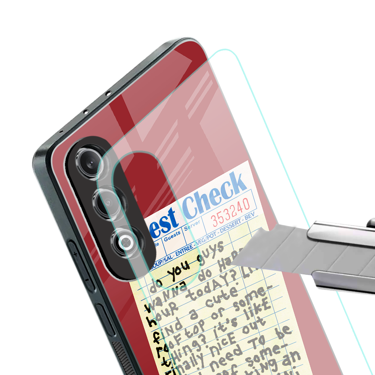 happy hour back phone cover | glass case for oneplus nord ce 4
