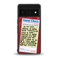 happy hour back phone cover | glass case for google pixel 6 pro