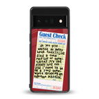happy hour back phone cover | glass case for google pixel 6 pro