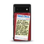 happy hour back phone cover | glass case for google pixel 6