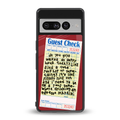 happy hour back phone cover | glass case for google pixel 7 pro