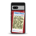 happy hour back phone cover | glass case for Google Pixel 7A