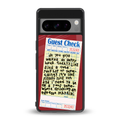 happy hour back phone cover | glass case for google pixel 8 pro