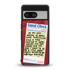 happy hour back phone cover | glass case for Google Pixel 8