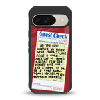 happy hour back phone cover | glass case for google pixel 9