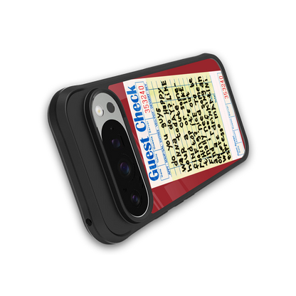 happy hour back phone cover | glass case for google pixel 9 pro