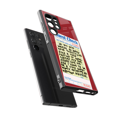 happy hour back phone cover | glass case for samsung galaxy s24 ultra