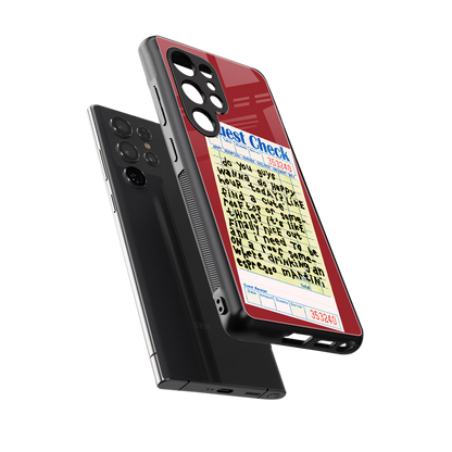 happy hour back phone cover | glass case for samsung galaxy s25 ultra