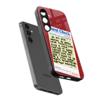 happy hour back phone cover | glass case for samsung galaxy s23 plus