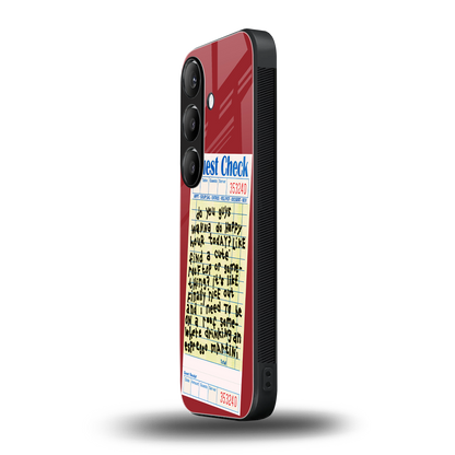 happy hour back phone cover | glass case for samsung galaxy s24 plus