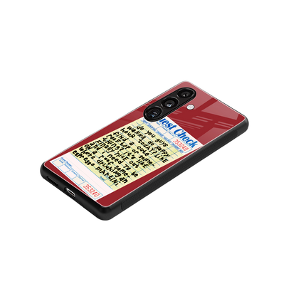 happy hour back phone cover | glass case for samsung galaxy s24 plus