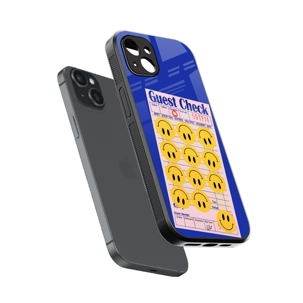 happy meals back phone cover | glass case for iphone 15 plus