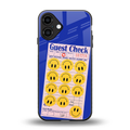 happy meals back phone cover | glass case for iphone 16 plus