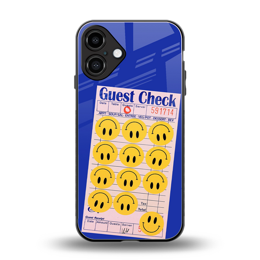 happy meals back phone cover | glass case for iphone 16 plus