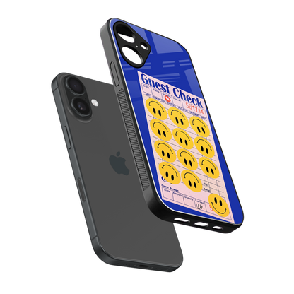 happy meals back phone cover | glass case for iphone 16 plus