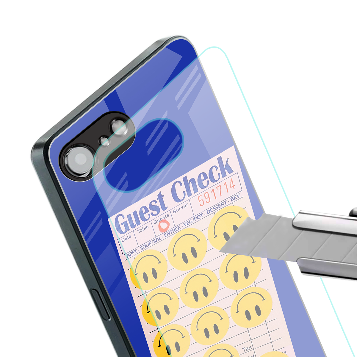 happy meals back phone cover | glass case for iphone 16e