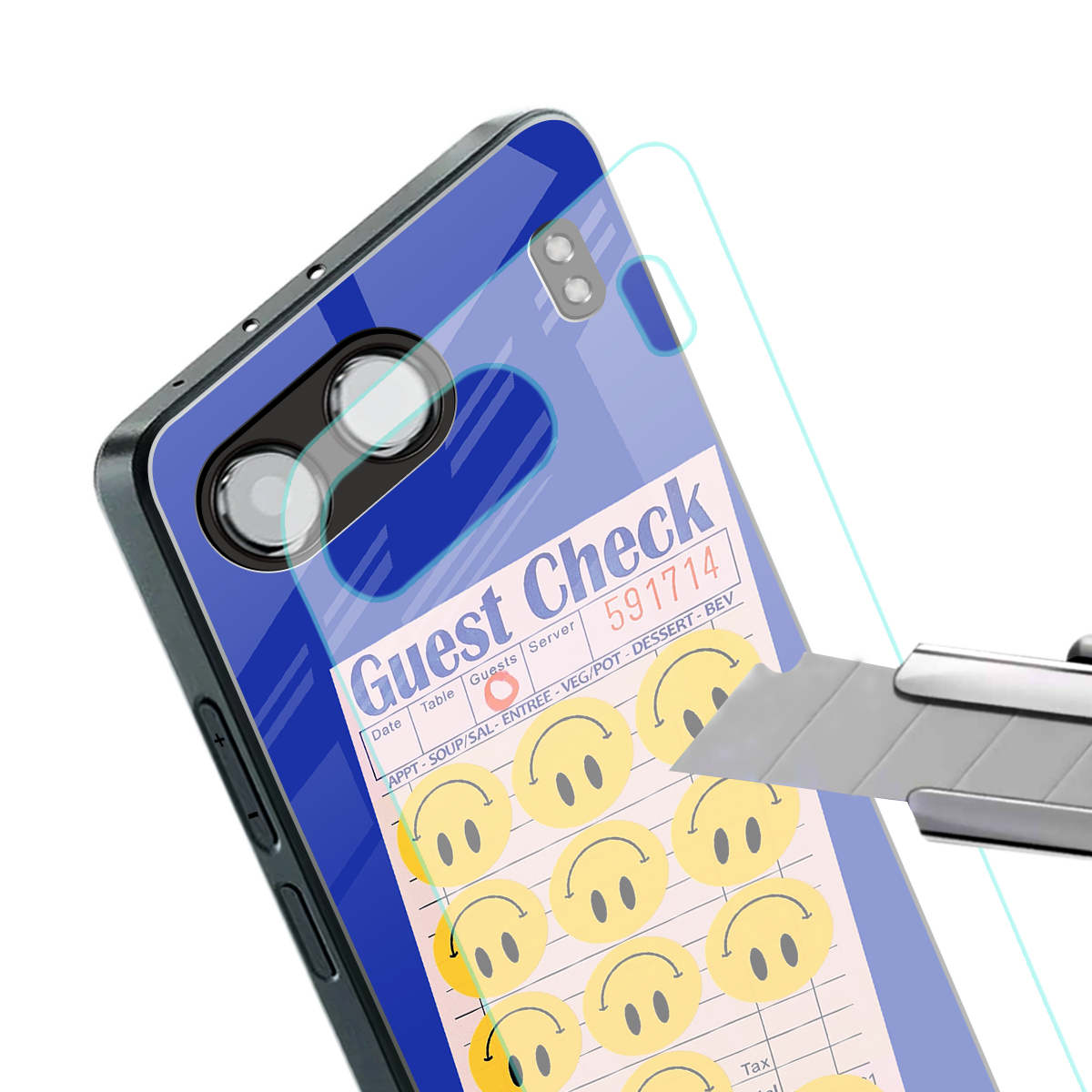 happy meals back phone cover | glass case for oneplus nord 4