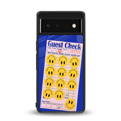 happy meals back phone cover | glass case for Google Pixel 6A