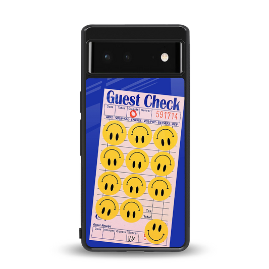 happy meals back phone cover | glass case for Google Pixel 6A