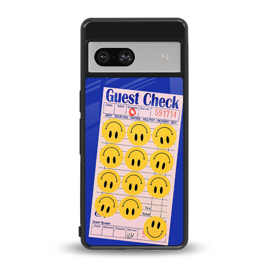 happy meals back phone cover | glass case for Google Pixel 7A