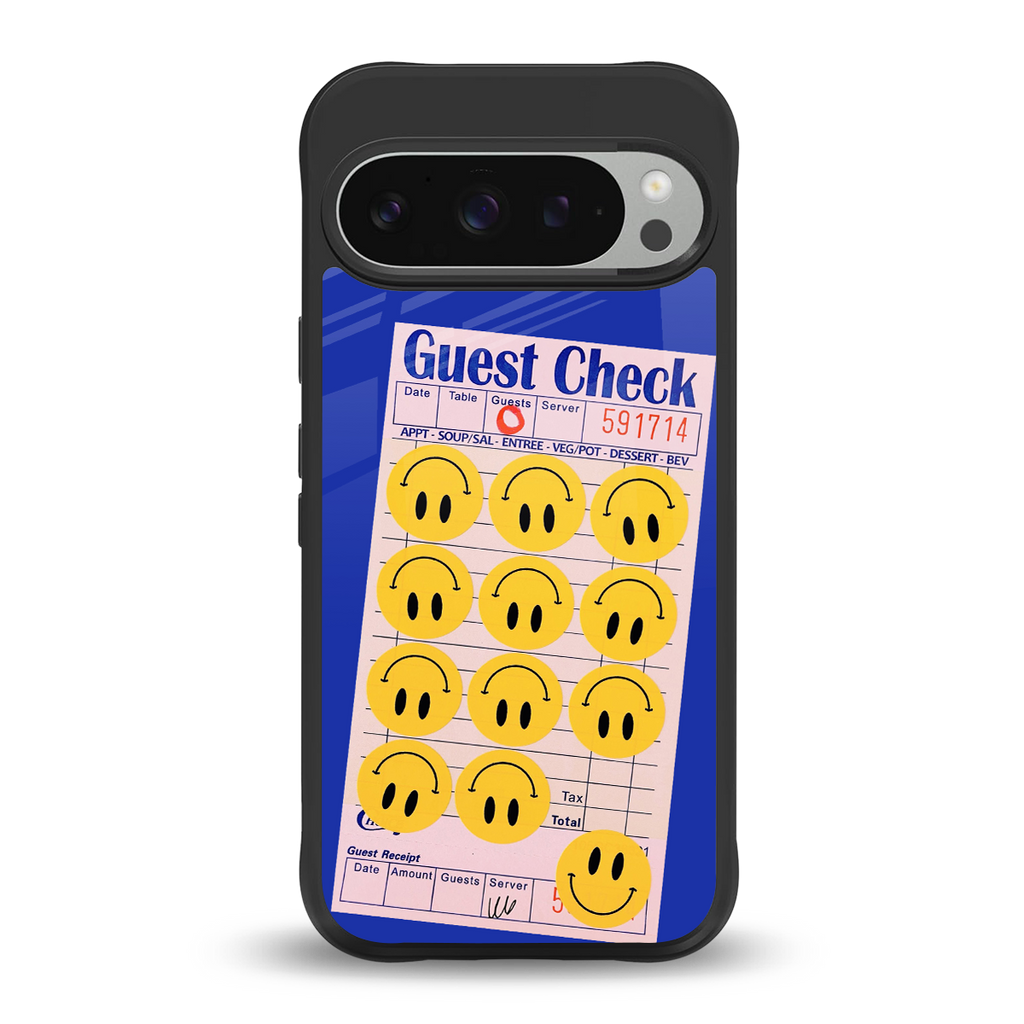 happy meals back phone cover | glass case for google pixel 9 pro xl
