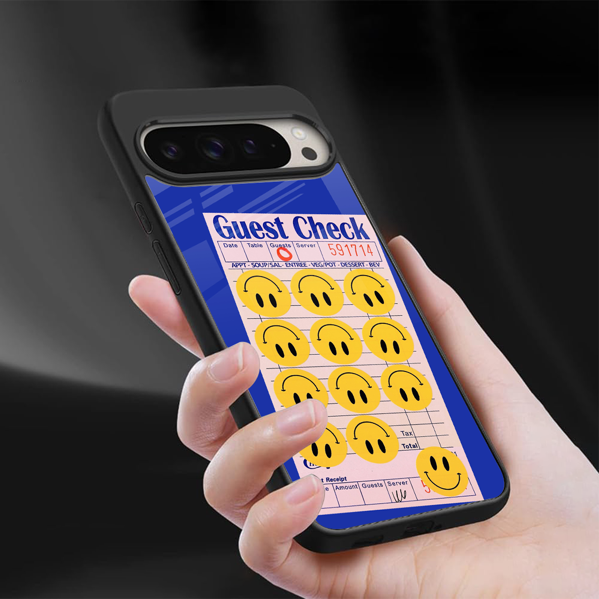 happy meals back phone cover | glass case for google pixel 9 pro xl