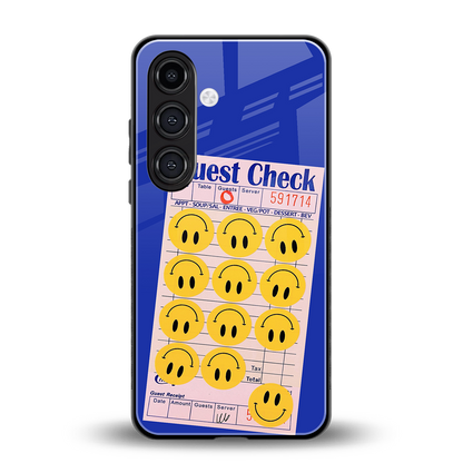 happy meals back phone cover | glass case for samsung galaxy s24 plus