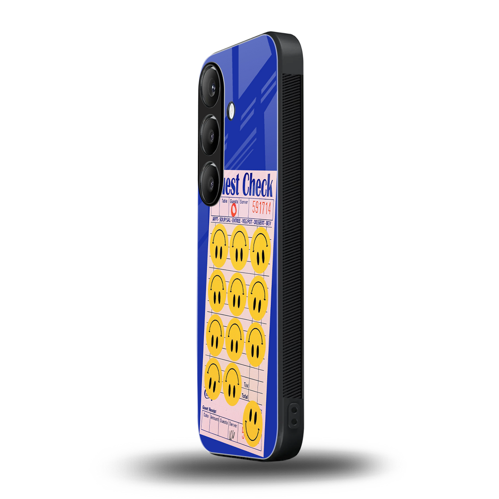 happy meals back phone cover | glass case for samsung galaxy s24 fe