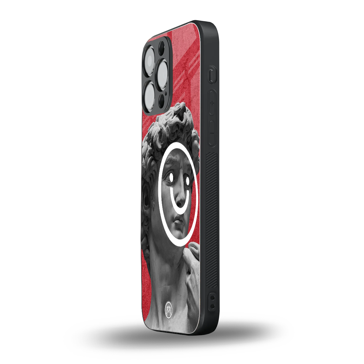 happy michelangelo back phone cover | glass case for iphone 13 pro max