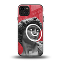 happy michelangelo back phone cover | glass case for iphone 14