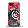 happy michelangelo back phone cover | glass case for iphone 16e