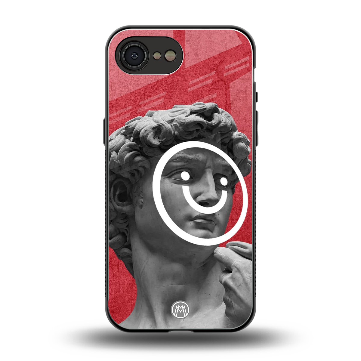 happy michelangelo back phone cover | glass case for iphone 16e