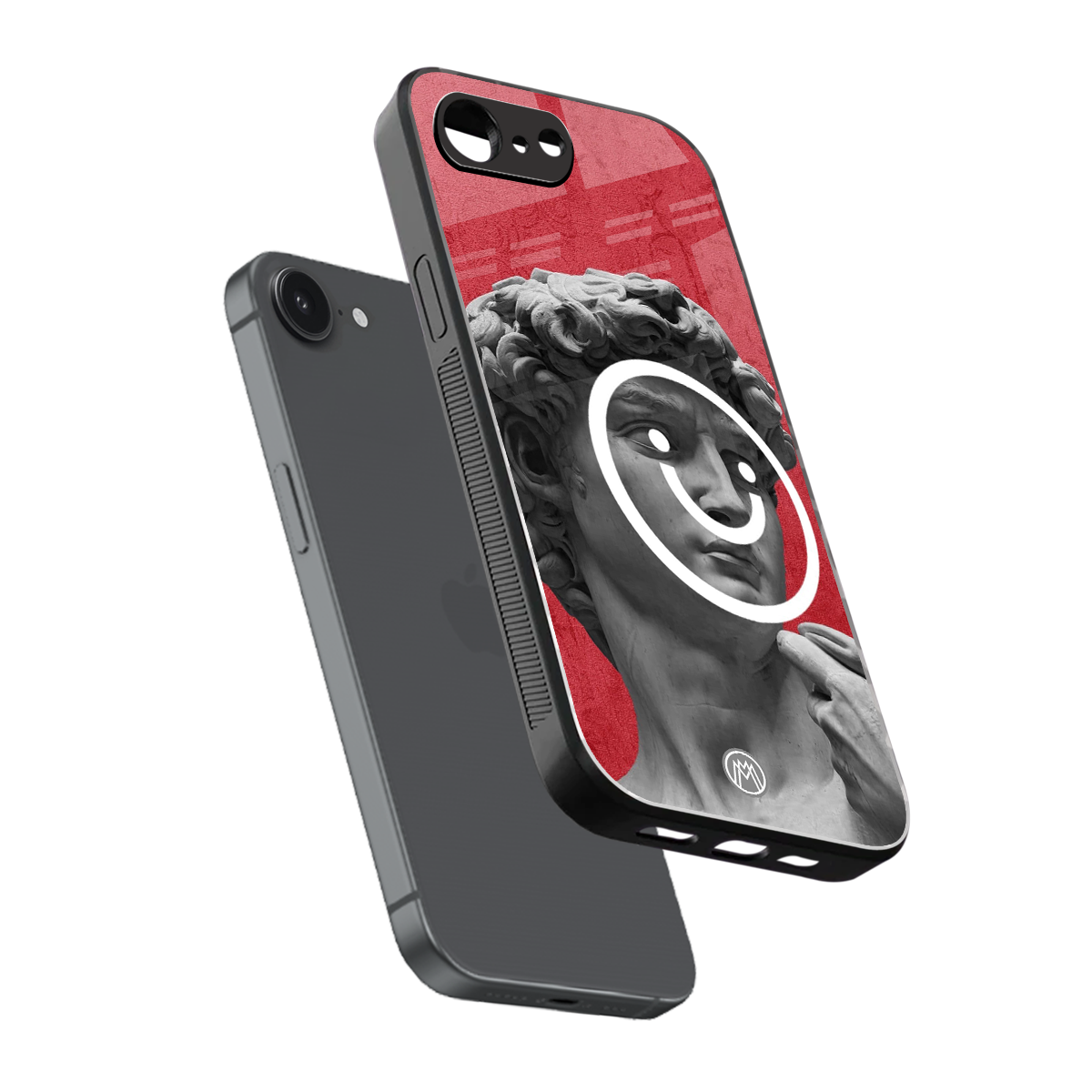 happy michelangelo back phone cover | glass case for iphone 16e