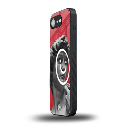 happy michelangelo back phone cover | glass case for iphone 16e