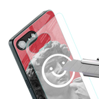 happy michelangelo back phone cover | glass case for iphone 16e