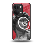 happy michelangelo back phone cover | glass case for oneplus nord 3