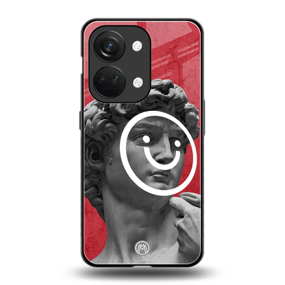 happy michelangelo back phone cover | glass case for oneplus nord 3