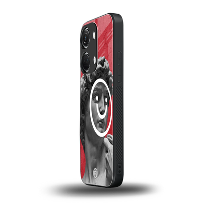 happy michelangelo back phone cover | glass case for oneplus nord 3