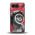 happy michelangelo back phone cover | glass case for oneplus nord 4