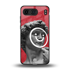 happy michelangelo back phone cover | glass case for oneplus nord 4