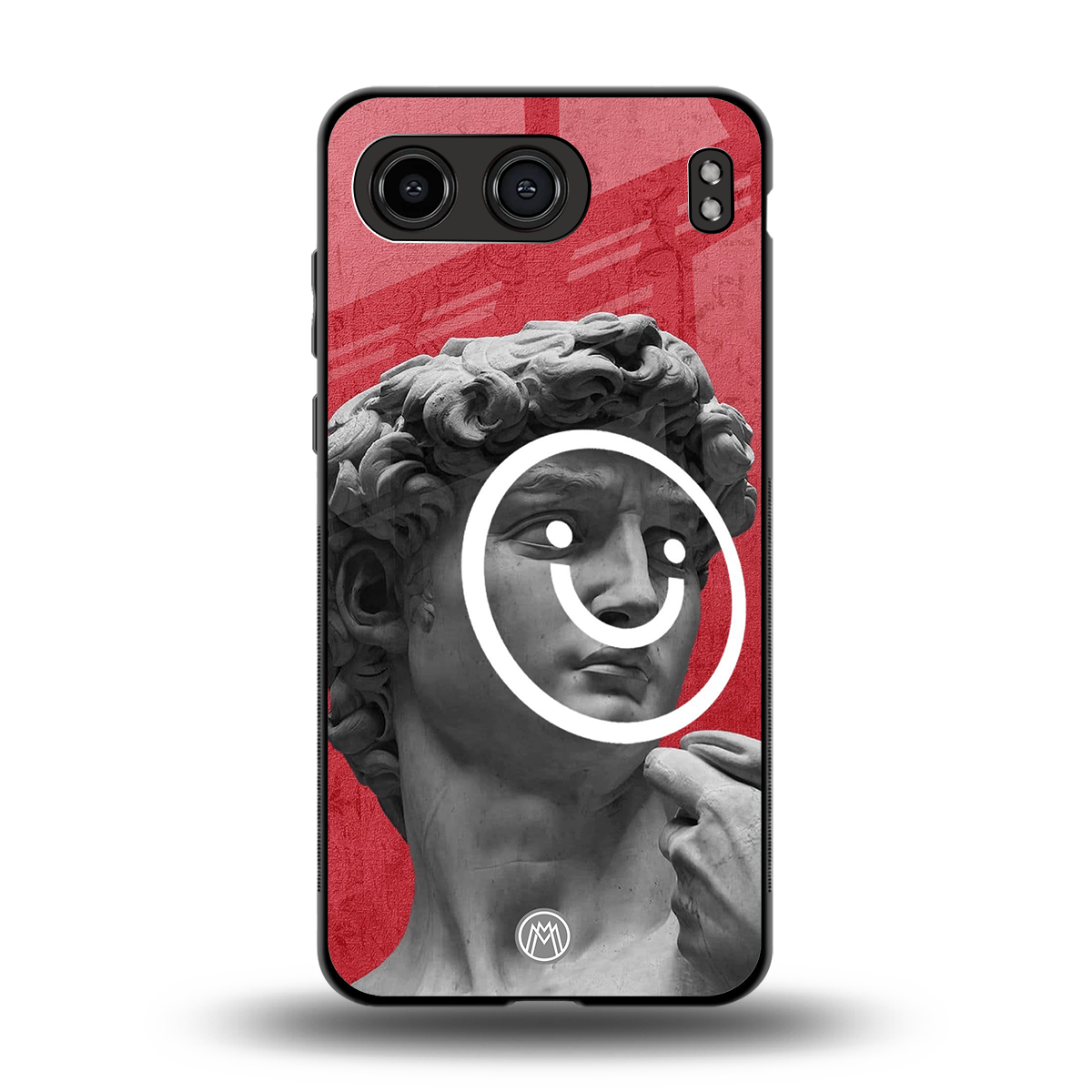 happy michelangelo back phone cover | glass case for oneplus nord 4