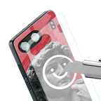 happy michelangelo back phone cover | glass case for oneplus nord 4